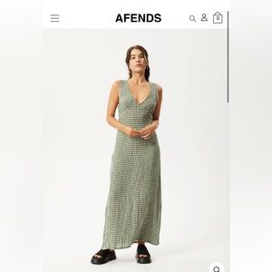 Afends seersucker dress